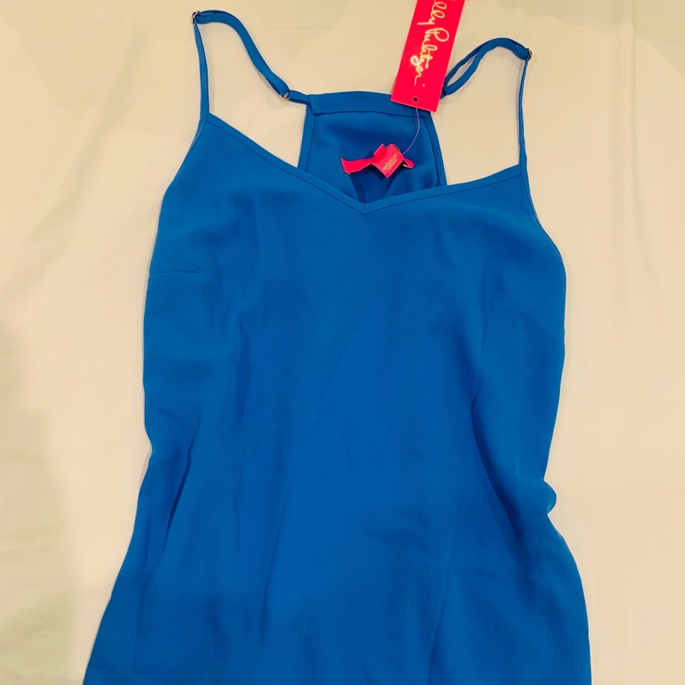 New Lilly Pulitzer Dusk Silk Tank Top